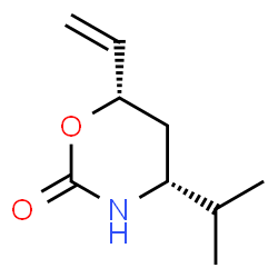 2H-1,3-Oxazin-2-one,6-ethenyltetrahydro-4-(1-methylethyl)-,cis-(9CI) picture