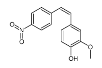 2-methoxy-4-[2-(4-nitrophenyl)ethenyl]phenol Structure