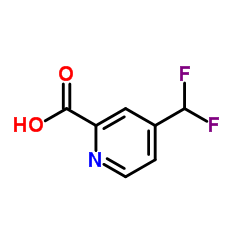 4-(Difluoromethyl)picolinic acid structure