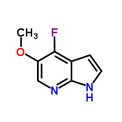 4-Fluoro-5-methoxy-1H-pyrrolo[2,3-b]pyridine Structure