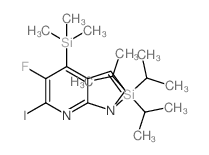 5-Fluoro-6-iodo-1-(triisopropylsilyl)-4-(trimethylsilyl)-1H-pyrrolo[2,3-b]pyridine picture