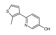 6-(2-methylthiophen-3-yl)pyridin-3-ol结构式