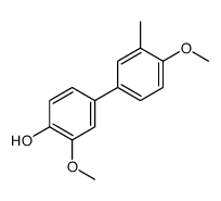 2-methoxy-4-(4-methoxy-3-methylphenyl)phenol结构式