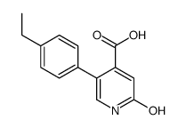 5-(4-ethylphenyl)-2-oxo-1H-pyridine-4-carboxylic acid Structure