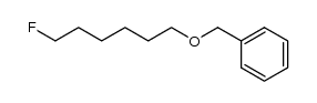 ((6-fluorohexyloxy)methyl)benzene结构式