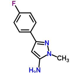 3-(4-Fluorophenyl)-1-methyl-1H-pyrazol-5-amine Structure