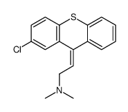 2-(2-chlorothioxanthen-9-ylidene)-N,N-dimethylethanamine结构式