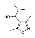 4-Isoxazolemethanol,3,5-dimethyl--alpha--(1-methylethyl)-(9CI) structure