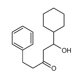 1-cyclohexyl-1-hydroxy-5-phenylpentan-3-one结构式