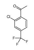 2-氯-4-三氟甲基苯乙酮结构式