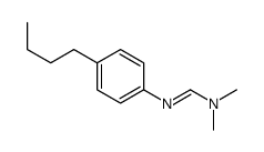 N'-(4-butylphenyl)-N,N-dimethylmethanimidamide结构式