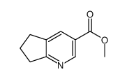 methyl 6,7-dihydro-5H-cyclopenta[b]pyridine-3-carboxylate结构式