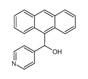 4-<(9-Anthryl)hydroxymethyl>pyridin结构式