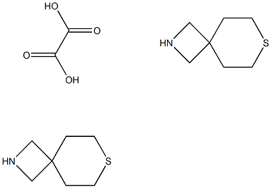 7-硫杂-2-氮杂螺[3.5]壬烷半草酸酯结构式