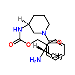 Benzyl [(3S)-1-alanyl-3-piperidinyl]carbamate结构式