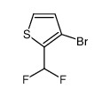 3-Bromo-2-(difluoromethyl)thiophene structure