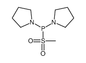 methylsulfonyl(dipyrrolidin-1-yl)phosphane结构式