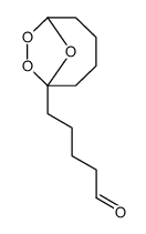 5-(7,8,9-trioxabicyclo[4.2.1]nonan-6-yl)pentanal Structure