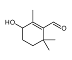 3-hydroxy-2,6,6-trimethylcyclohexene-1-carbaldehyde Structure