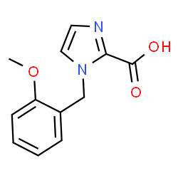 1-(2-Methoxybenzyl)-1H-imidazole-2-carboxylic acid Structure