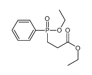 ethyl 3-[ethoxy(phenyl)phosphoryl]propanoate Structure