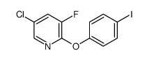 5-Chloro-3-Fluoro-2-(4-Iodophenoxy)Pyridine结构式