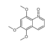 5,6,8-trimethoxyquinoline N-oxide结构式