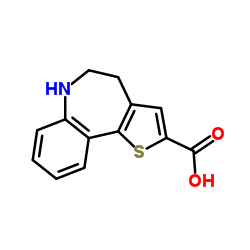 5,6-Dihydro-4H-thieno[3,2-d][1]benzazepine-2-carboxylicacid Structure