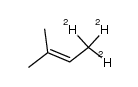 1,1,1-trideutero-3-methyl-2-butene结构式
