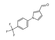 1-[4-(trifluoromethyl)phenyl]-1H-pyrrole-3-carbaldehyde结构式