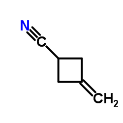 3-亚甲基环丁基甲腈结构式