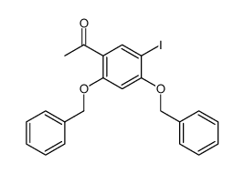 2',4'-bis(benzyloxy)-5'-iodoacetophenone Structure