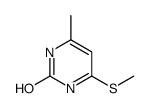 4-甲基-6-(甲基硫代)嘧啶-2-醇结构式