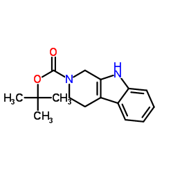TERT-BUTYL 3,4-DIHYDRO-1H-PYRIDO[3,4-B]INDOLE-2(9H)-CARBOXYLATE Structure