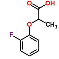 2-(2-Fluorophenoxy)propanoic acid Structure