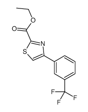 4-[3-(三氟甲基)苯基]-2-噻唑羧酸乙酯结构式
