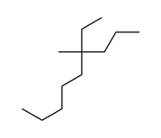 4-ethyl-4-methylnonane结构式