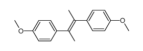 (E)-2,3-di(4-methoxyphenyl)-2-butene结构式