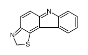 2H-Thiazolo[4,5-c]carbazole(9CI) Structure