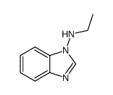 1H-Benzimidazol-1-amine,N-ethyl-(9CI) structure