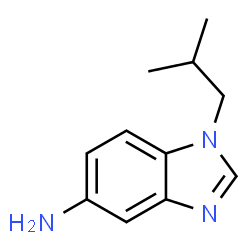 1H-Benzimidazol-5-amine,1-(2-methylpropyl)-(9CI) structure