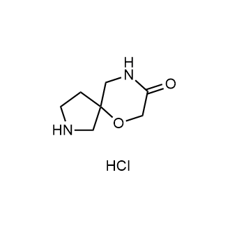 6-氧杂-2,9-二氮杂螺[4.5]癸烷-8-酮盐酸盐结构式