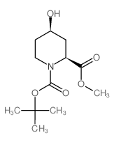 (2S,4R)-1-Tert-butyl2-methyl4-hydroxypiperidine-1,2-dicarboxylate picture