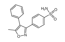4-[5-methyl-4-phenylisoxazol-3-yl]benzenesulfonamide Structure