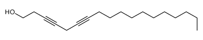 octadeca-3,6-diyn-1-ol结构式
