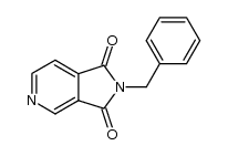 2-benzyl-1H-pyrrolo[3,4-c]pyridine-1,3(2H)-dione结构式