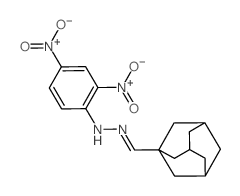 N-(1-adamantylmethylideneamino)-2,4-dinitro-aniline Structure