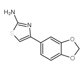 4-BENZO[1,3]DIOXOL-5-YL-THIAZOL-2-YL-AMINE structure