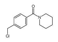 [4-(chloromethyl)phenyl]-piperidin-1-ylmethanone Structure