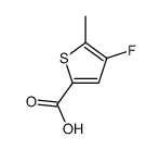 2-Thiophenecarboxylicacid,4-fluoro-5-methyl-(9CI)结构式